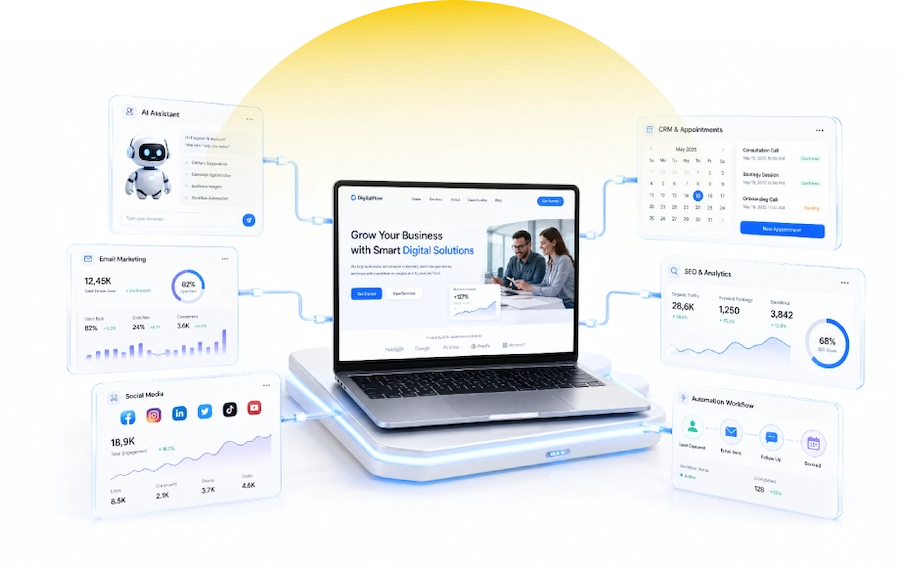 We Manage Every Part Of Your Online Presence